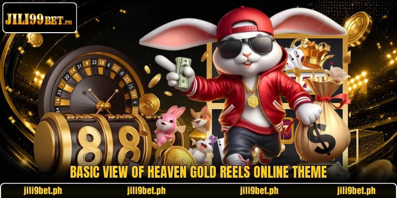 Basic view of Heaven Gold Reels online theme