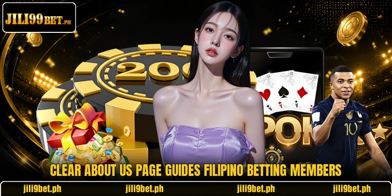Clear about us page guides Filipino betting members Clear about us page guides Filipino betting members