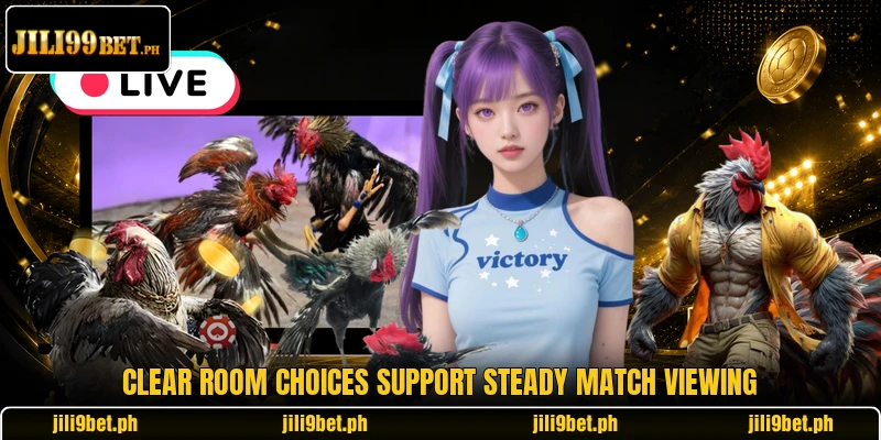 Clear room choices support steady match viewing