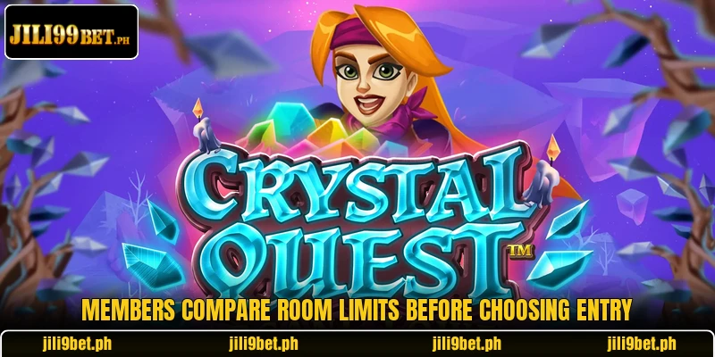 Members compare room limits before choosing entry Members compare room limits before choosing entry