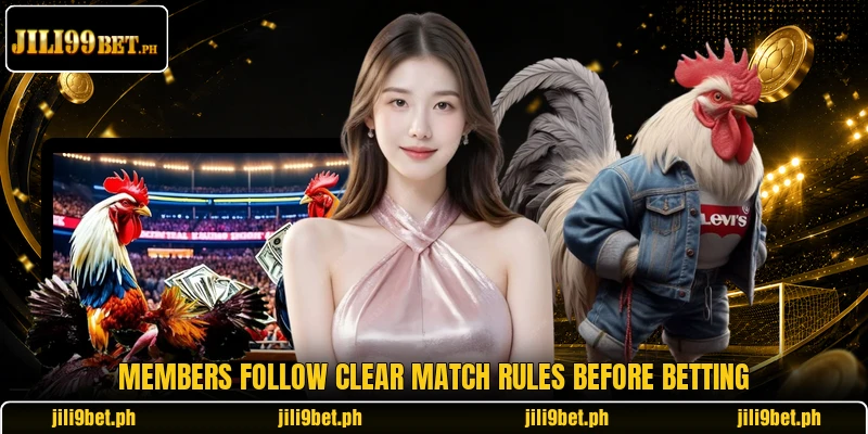 Members follow clear match rules before betting Members follow clear match rules before betting